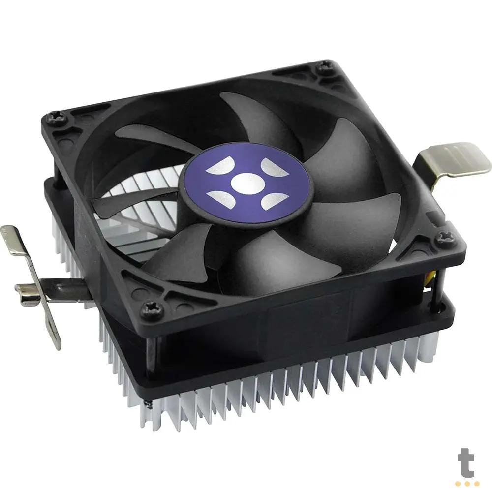 Cooler para Processador Intel / AMD Fortrek 80x80mm (Intel 1155/1156/775 AMD Sempron/Athlon) - FK216P Truedata